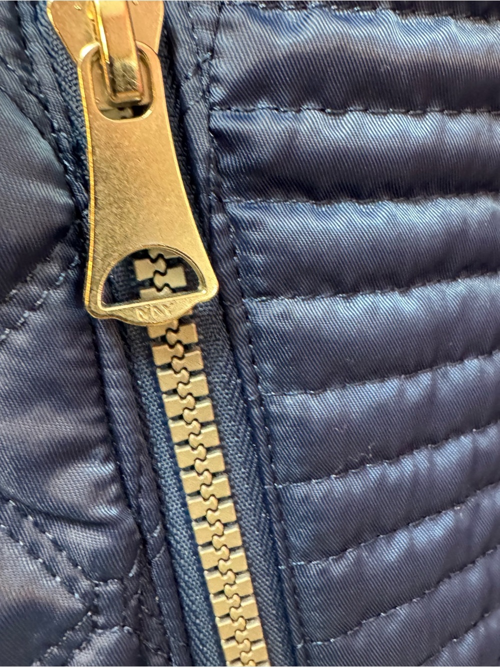 Marc New York Andrew Marc Diamond Quilted Navy Full Zip Up Jacket - Picture 3 of 13